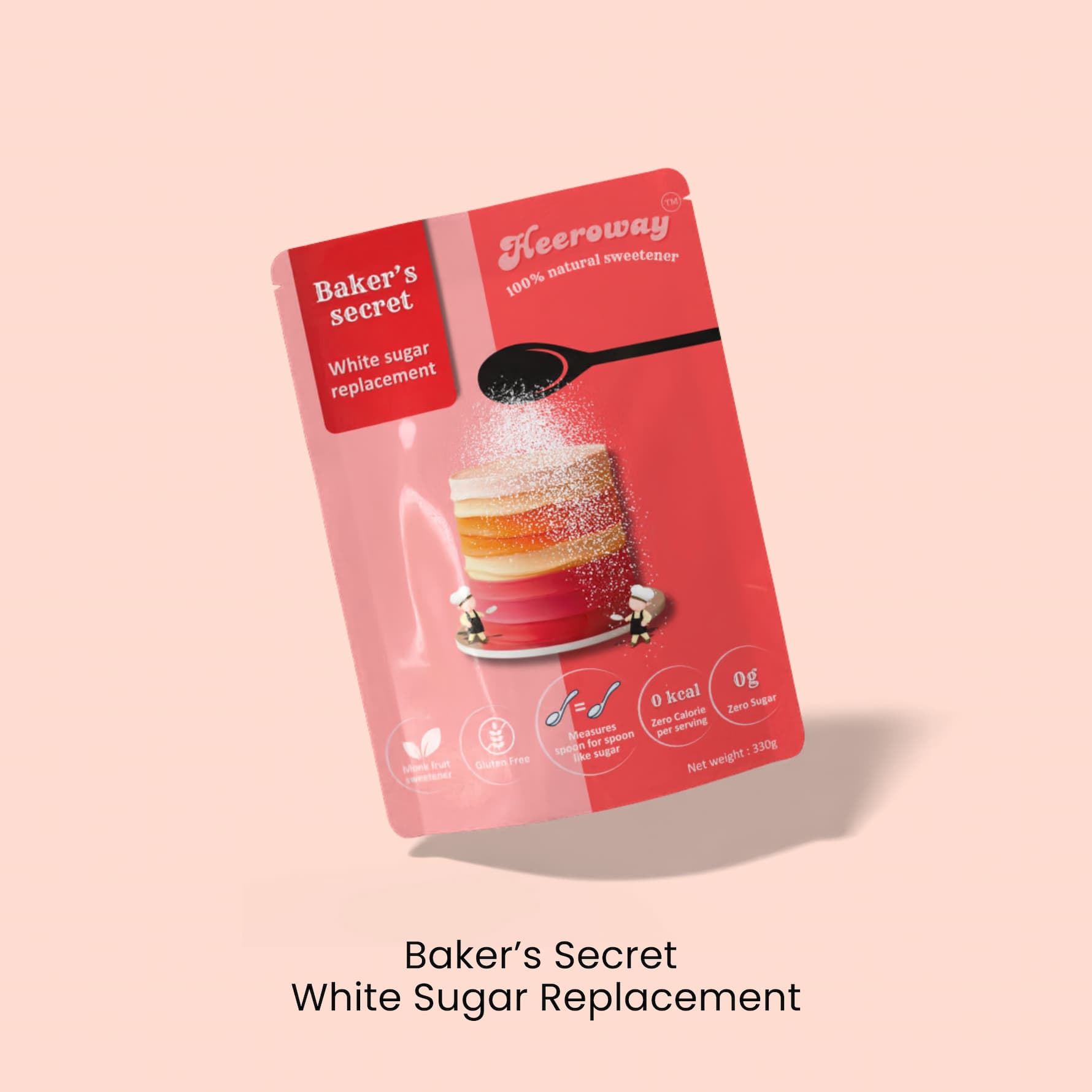 Baker’s Secret white sugar replacement – natural zero calorie sweetener for baking